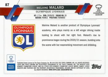 2022-23 Topps Chrome UEFA Women's Champions League #87 Melvine Malard Back