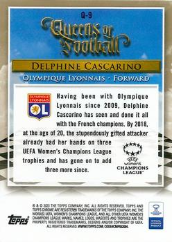 2022-23 Topps Chrome UEFA Women's Champions League - Queens of Football #Q-9 Delphine Cascarino Back