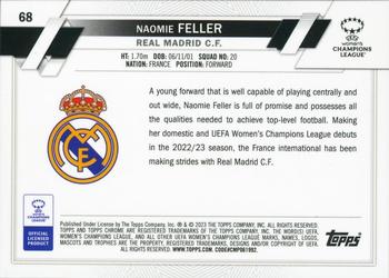 2022-23 Topps Chrome UEFA Women's Champions League - Pulsar Refractor #68 Naomie Feller Back