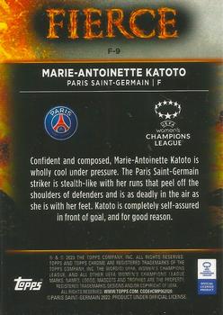 2022-23 Topps Chrome UEFA Women's Champions League - Fierce Orange Refractor #F-9 Marie-Antoinette Katoto Back