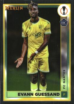 2022-23 Merlin Chrome UEFA Club Competitions #110 Evann Guessand Front