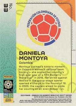 2023 Donruss FIFA Women's World Cup #33 Daniela Montoya Back