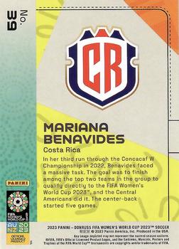 2023 Donruss FIFA Women's World Cup #39 Mariana Benavides Back