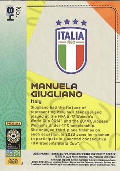2023 Donruss FIFA Women's World Cup #84 Manuela Giugliano Back