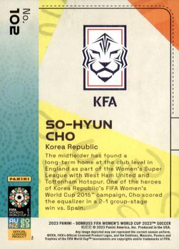 2023 Donruss FIFA Women's World Cup #102 So-Hyun Cho Back