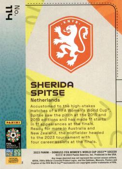 2023 Donruss FIFA Women's World Cup #114 Sherida Spitse Back