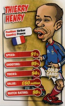 2006 Match Magazine World Cup Trump Cards #NNO Thierry Henry Front
