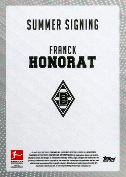 2023-24 Topps Bundesliga Summer Signings #NNO Franck Honorat Back