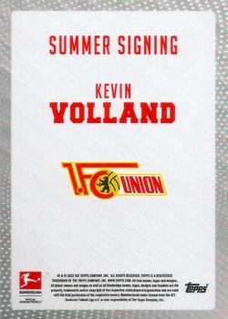 2023-24 Topps Bundesliga Summer Signings #NNO Kevin Volland Back