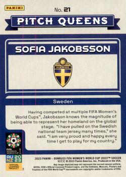 2023 Donruss FIFA Women's World Cup - Pitch Queens #21 Sofia Jakobsson Back