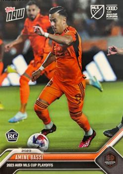 2023 Topps Now MLS Cup Playoffs #PO-24 Amine Bassi Front