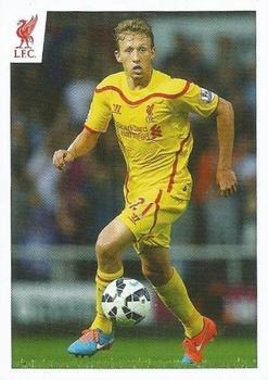 2014-15 Panini Liverpool FC Official Sticker Collection #97 Lucas Leiva Front