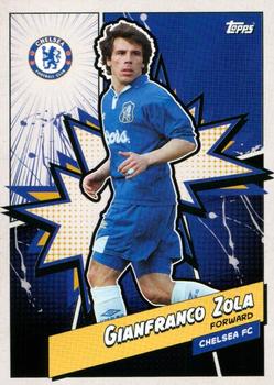 2023-24 Topps Chelsea Fan Set - Heroes #CFCH-9 Gianfranco Zola Front