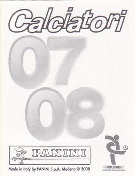 2007-08 Panini Calciatori #A112 Dominique Malonga Back
