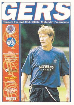 1997 Panini Scottish Premier League #274 Glasgow Rangers Programme Front