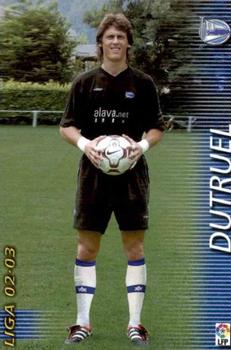 2002-03 Panini Liga Megafichas #2 Dutruel Front