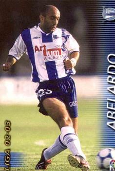 2002-03 Panini Liga Megafichas #6 Abelardo Front