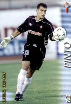 2002-03 Panini Liga Megafichas #93 Pinto Front