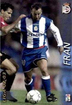 2002-03 Panini Liga Megafichas #121 Fran Front