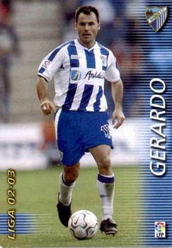 2002-03 Panini Liga Megafichas #175 Gerardo Front