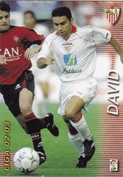 2002-03 Panini Liga Megafichas #277 David Front