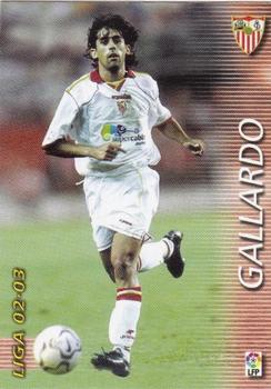2002-03 Panini Liga Megafichas #281 Gallardo Front