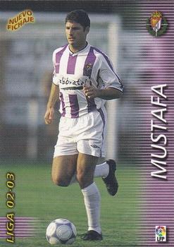 2002-03 Panini Liga Megafichas #408 Mustafa Front
