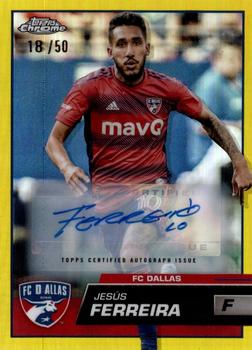 2023 Topps Chrome MLS - Autographs Gold Refractor #41 Jesús Ferreira Front