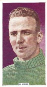 1936 Godfrey Phillips Famous Footballers #7 Harry Hibbs Front