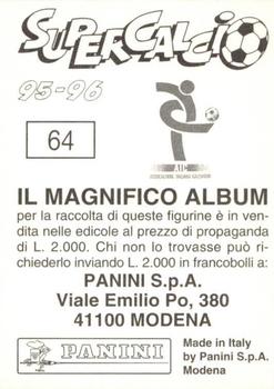 1995-96 Panini Supercalcio Stickers #64 Giovanni Lopez Back