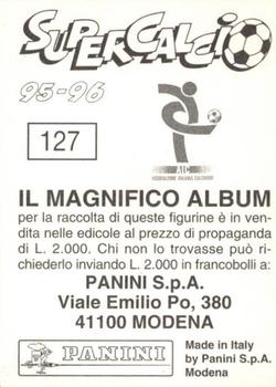 1995-96 Panini Supercalcio Stickers #127 Dario Silva Back