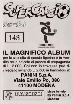 1995-96 Panini Supercalcio Stickers #143 Abedi Pele Back