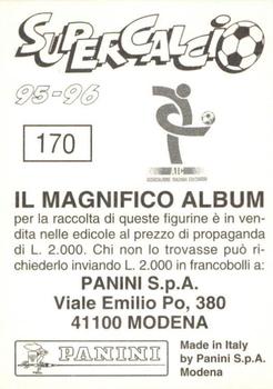 1995-96 Panini Supercalcio Stickers #170 Massimiliano Esposito Back