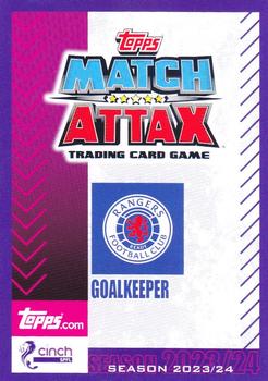 2023-24 Topps Match Attax SPFL - Flaming Red Border #121 Jack Butland Back