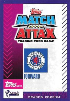 2023-24 Topps Match Attax SPFL - Flaming Red Border #133 Cyriel Dessers Back