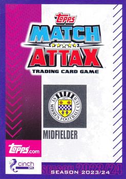 2023-24 Topps Match Attax SPFL - Flaming Red Border #173 Alex Gogić Back