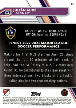 2023 Finest MLS #79 Julián Aude Back