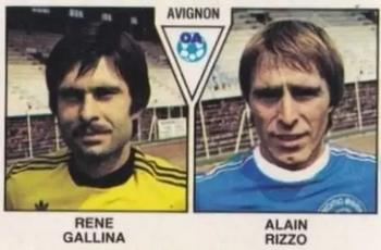 1978-79 Panini Football 79 (France) #348 Rene Gallina / Alain Rizzo Front