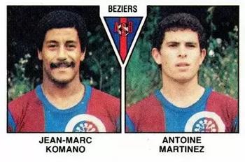 1978-79 Panini Football 79 (France) #362 Jean-Marc Komano / Antoine Martinez Front