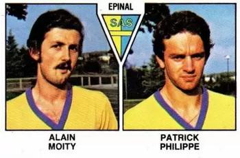1978-79 Panini Football 79 (France) #383 Alain Moity / Patrick Philippe Front