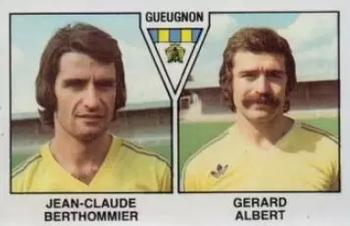 1978-79 Panini Football 79 (France) #393 Jean-Claude Berthommier / Gerard Albert Front