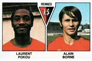 1978-79 Panini Football 79 (France) #541 Laurent Pokou / Alain Borne Front