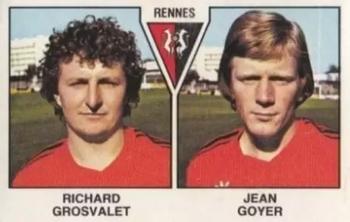 1978-79 Panini Football 79 (France) #542 Richard Grosvalet / Jean Goyer Front