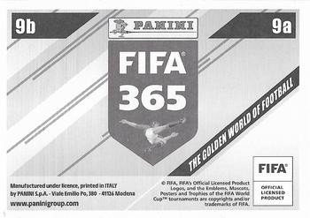 2024 Panini FIFA 365 Stickers #9a/9b Andrés Herrera / Leandro González Pírez Back