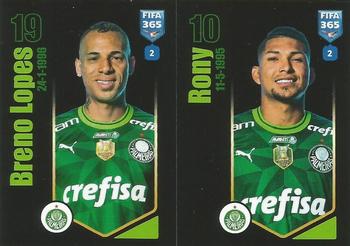 2024 Panini FIFA 365 Stickers #51a/51b Breno Lopes / Rony Front