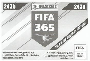 2024 Panini FIFA 365 Stickers #243a/243b Mathys Tel / Thomas Müller Back