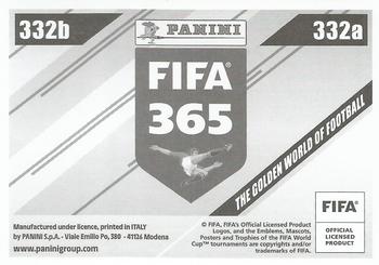 2024 Panini FIFA 365 Stickers #332a/332b Luca Pellegrini / Matías Vecino Back