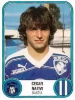 1982-83 Panini Football 83 (France) #34 Cesar Nativi Front