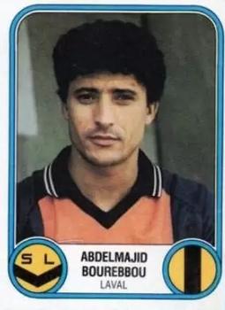 1982-83 Panini Football 83 (France) #89 Abdelmajid Bourebbou Front