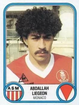 1982-83 Panini Football 83 (France) #167 Abdallah Liegeon Front